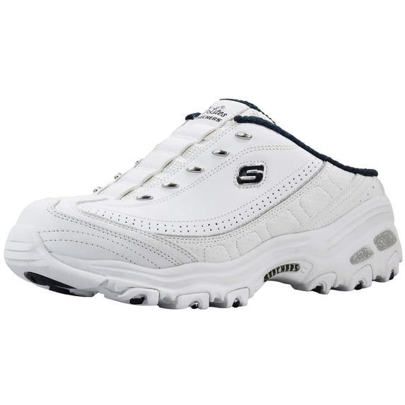 Skechers D'Lites - Bright Sky Slip-On Sneakers for Women, Lightweight Athletic Walking Shoes with Air-Cooled Memory Foam