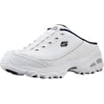 thumbnail image 1 of Skechers Sport Women's D'Lites White/Navy Slip-On Mule Sneaker 9 M US, 1 of 5
