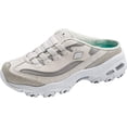 thumbnail image 1 of Skechers Sport Women's D'Lites White/Vapor/Silver Slip-On Mule Sneaker 10 W US, 1 of 5
