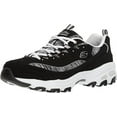 thumbnail image 1 of Skechers Sport Women's Dlites Interlude Sneaker,black/white,9 M US, 1 of 5