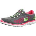 thumbnail image 1 of Skechers Sport Women's Gratis-in Motion Fashion Sneaker, Charcoal/Hot Pink, 8 M US, 1 of 3