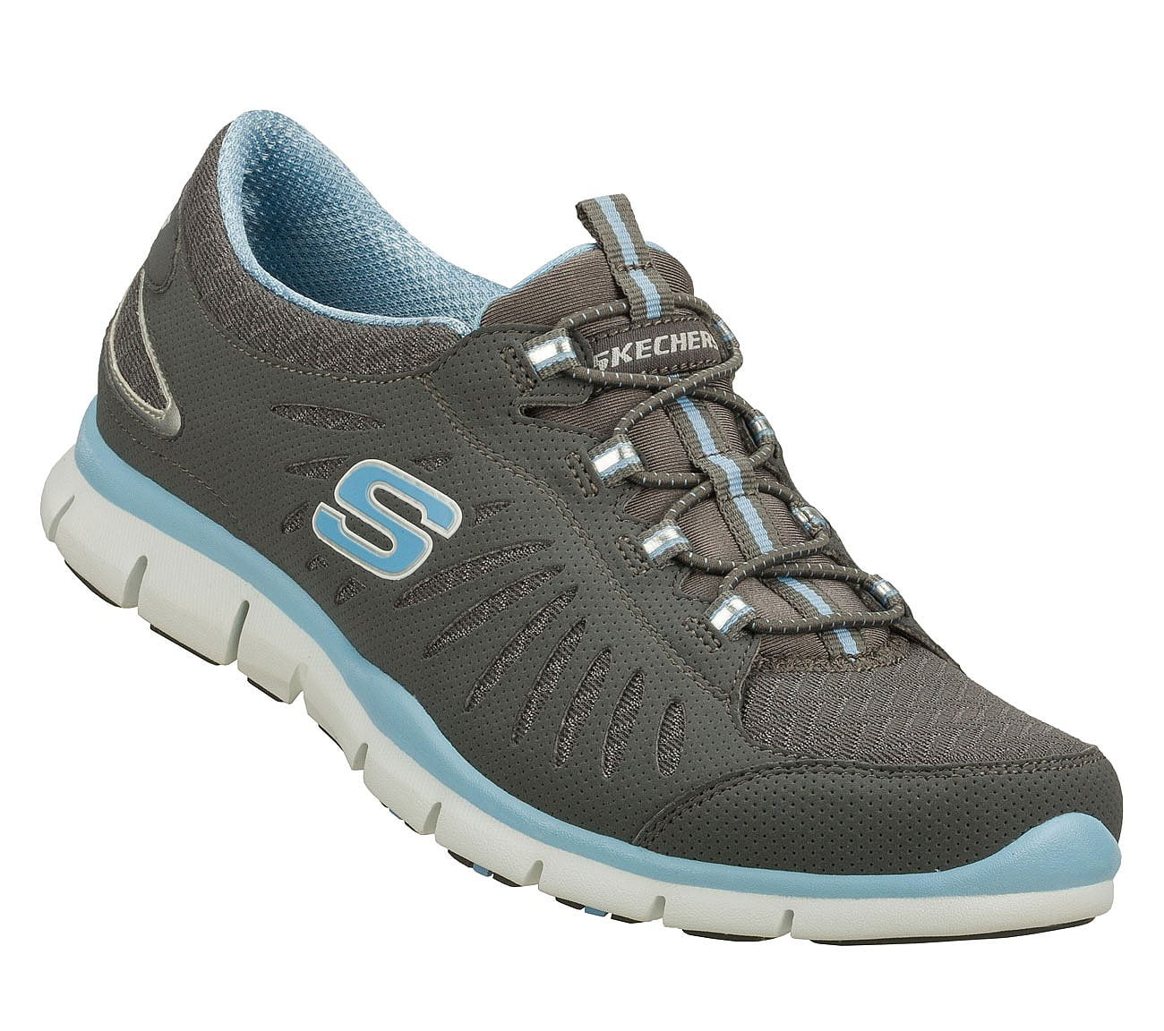 Skechers Women's Gratis-in Motion Fashion Sneaker, Black Multi, 7 M US Skechers Sport Women\u0027s Gratis-in Motion Fashion Sneaker, Charcoal