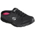 thumbnail image 1 of Skechers Sport Women's No Limits Slip-On Mule Sneaker, Black/Black, 11 W US, 1 of 6