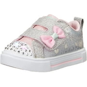 SKECHERS Toddler Girls Twinkle Sparks Heather Charm Sneakers