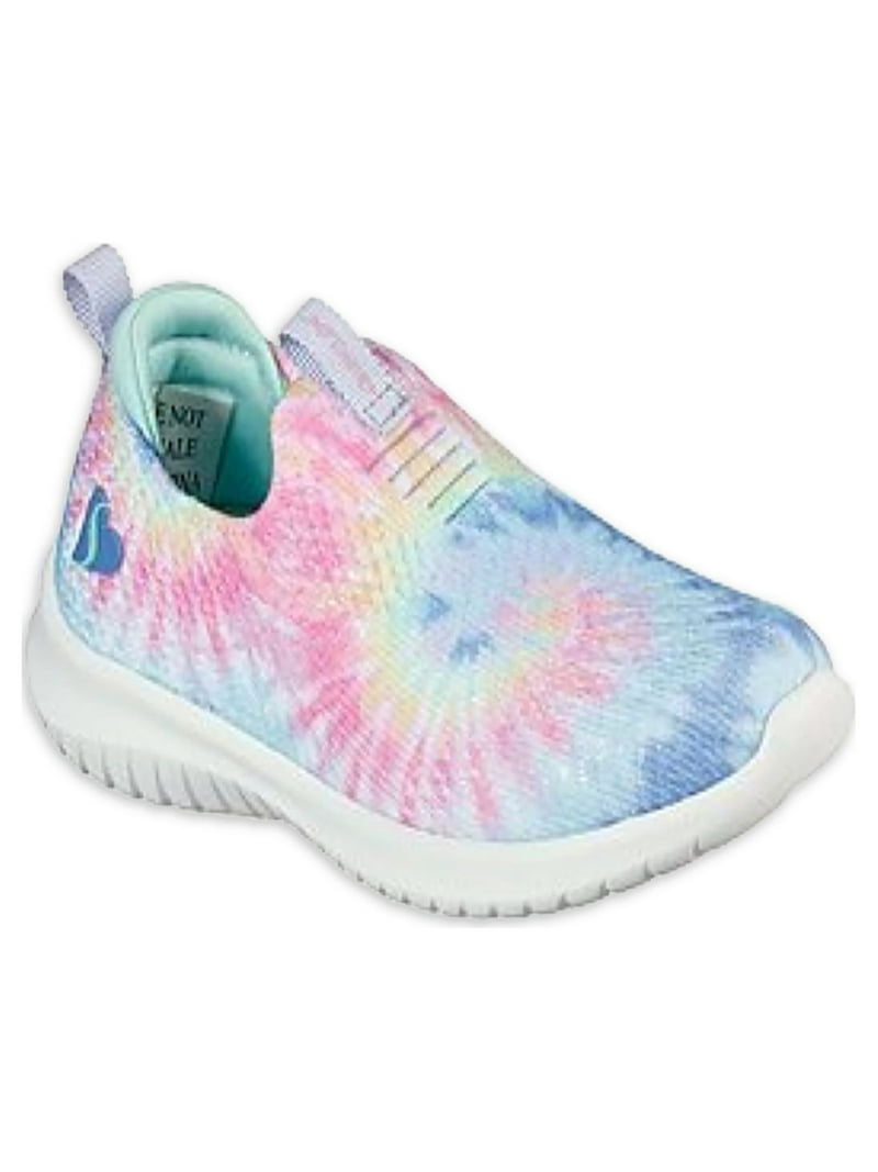 Skechers Toddler Girls Ultra Flex-Groovin Vibes Slip on Sneaker