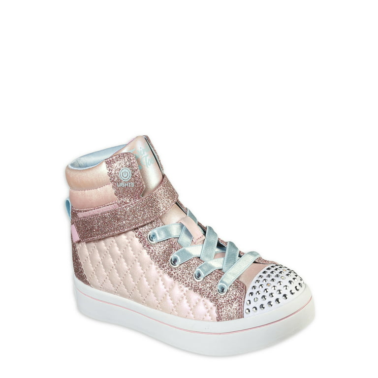 Skechers Twi-Lite High Top Light Up Sneakers (Little Girl and Big Girl)