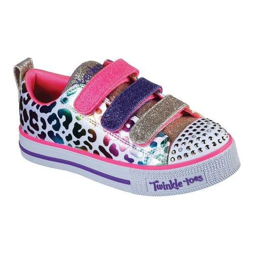 Skechers Twinkle Lite-Sparkle Spots Fashion Sneaker (Little Girls & Big ...