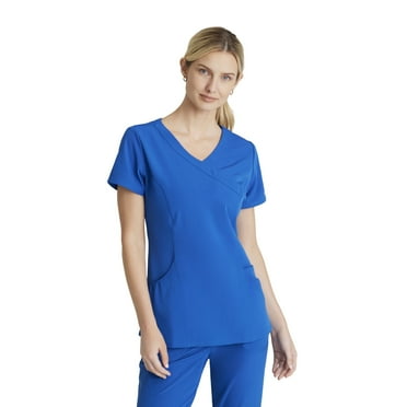 Skechers™ Vitality by Barco Charge Scrub Top for Women - Classic Fit, V-Neck Medical Top, 4-Way Stretch Women's Scrub Top