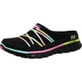 thumbnail image 1 of Skechers Women Air Streamer Mule Clog, Black/Multi/Black, 8 M US, 1 of 5