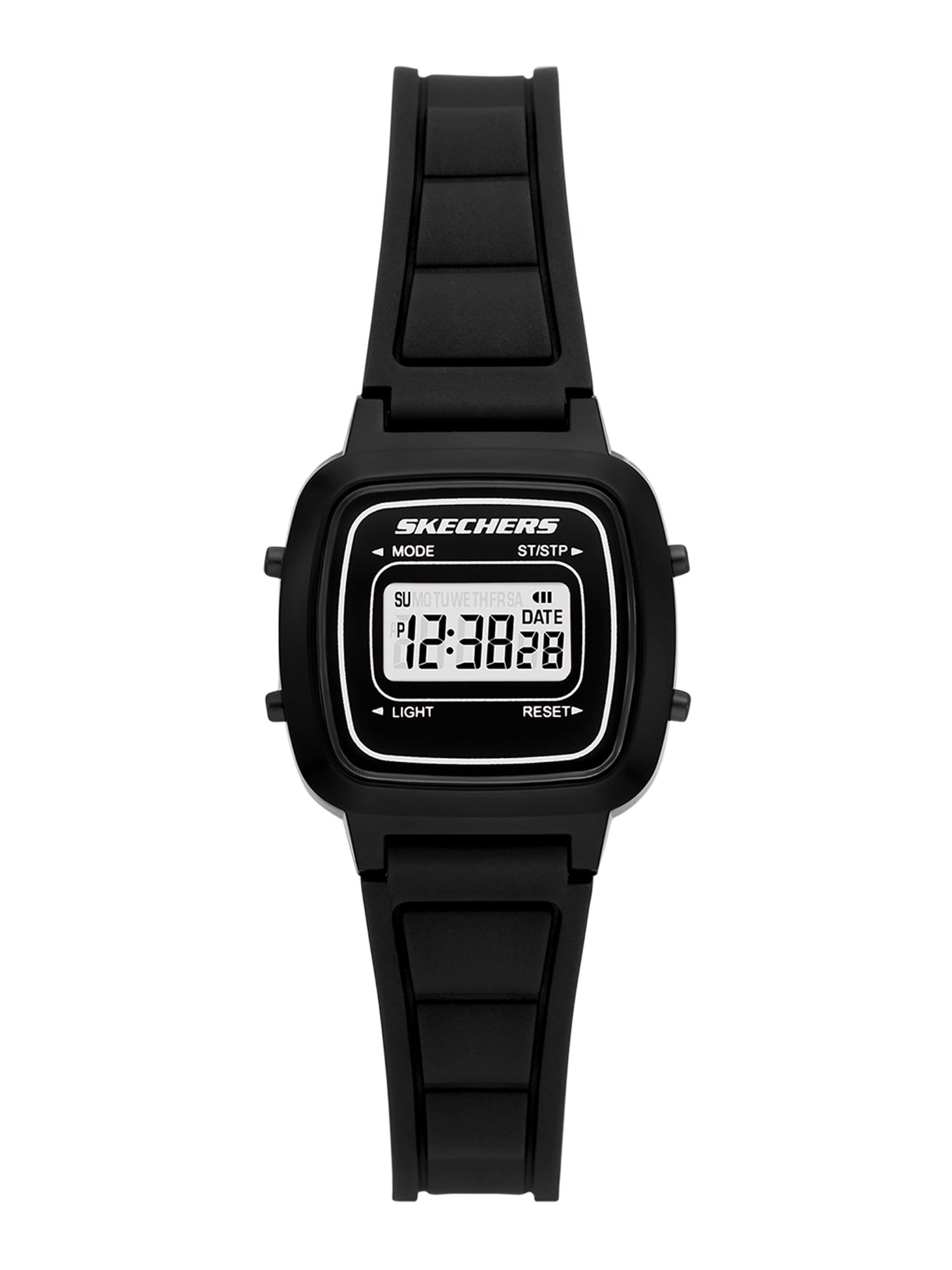 Skechers Women's Alta Digital Chronograph, Black Polycarbonate Wristwatch, SR2138W
