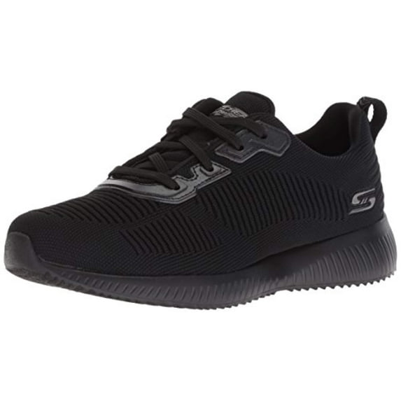 Skechers Women's BOBS Squad Tough Talk Lace-up Athletic Sneaker, Wide Width Available