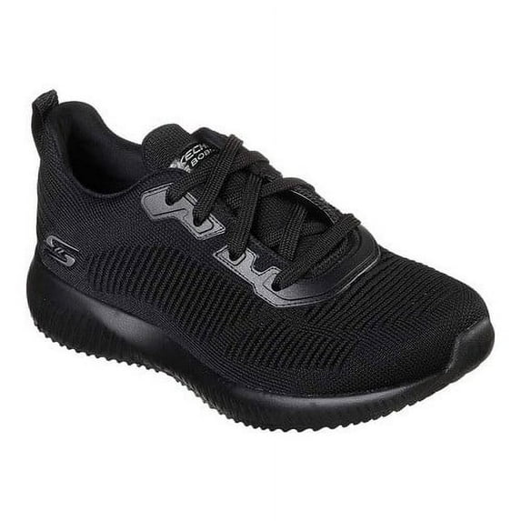 Skechers Women's BOBS Squad Tough Talk Lace-up Athletic Sneaker, Wide Width Available