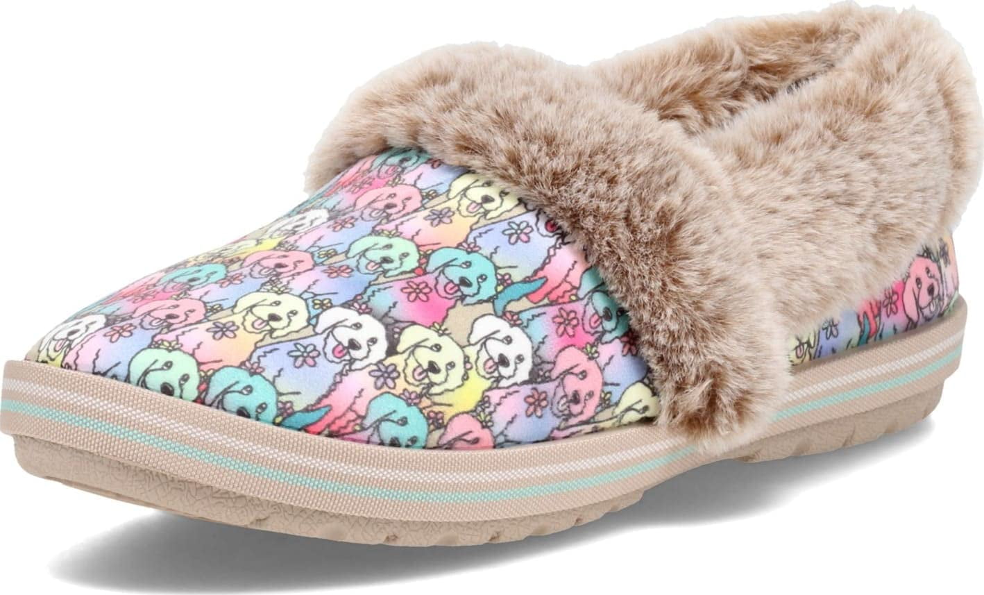 Skechers Women s BOBS for Dogs Too Cozy Winter Howl Faux Fur A