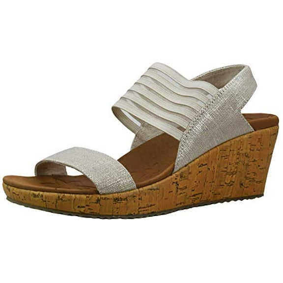 Skechers Women's Beverlee-Smitten Kitten Wedge Sandal