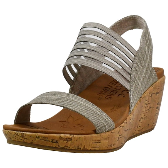 Skechers Women's Beverlee-Smitten Kitten Wedge Sandal