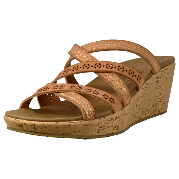 Skechers Women's Beverlee-Tiger Posse Wedge Sandal