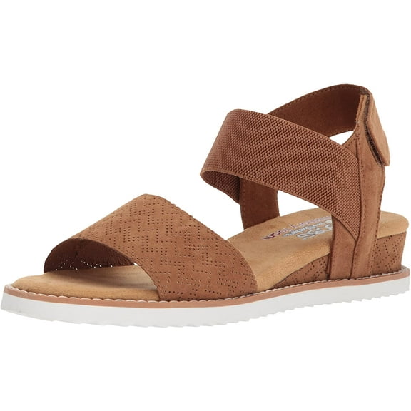 Skechers Women's Bobs Desert Kiss Wedge Sandal