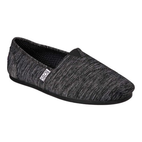Skechers Women s Bobs Plush Express Yourself Slip on Flat Wide