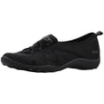 thumbnail image 1 of Skechers Women's Shoes Breathe Easy a Look Mary Jane Flat Casual Sneakers Slip on Knit Mesh Air Cushioned Memory Foam Comfortable Walking, 1 of 7