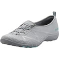 thumbnail image 1 of Skechers Women's Breathe Easy-A Look Sneaker, Grey/Aqua 8 W, 1 of 5