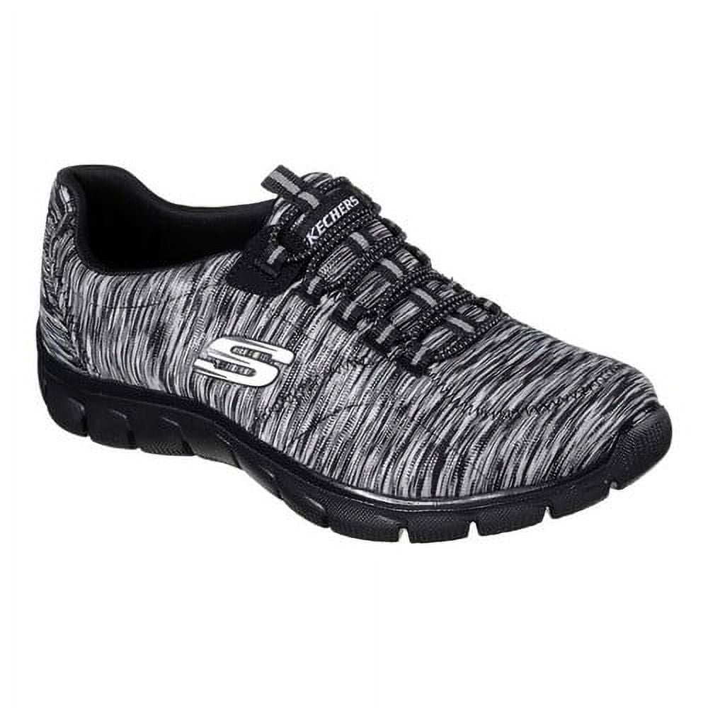 skechers ladies dress shoes Skechers Flexibles Shimmer Dress Loafer Womens 6 Black Leather Memory Foam  Pump