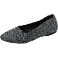 thumbnail image 1 of Skechers Women's Cleo-Honeycomb Ballet Flat, Black/Charcoal, 8.5 M US, 1 of 5