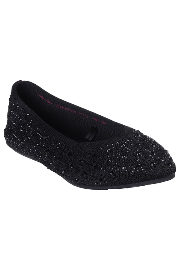 Women's Cleo Point - Gleam N' Glow Knit Ballet Flat
