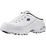 Skechers DLites - Bright Sky Slip-On Sneakers for Women, Lightweight Athletic Walking Shoes with Air-Cooled Memory Foam