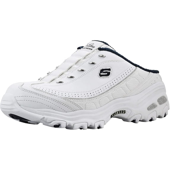 Skechers D'Lites - Bright Sky Slip-On Sneakers for Women, Lightweight Athletic Walking Shoes with Air-Cooled Memory Foam