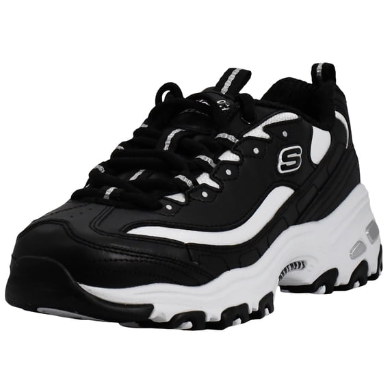 Skechers Sneakers for Women's, D'lites Fresh Start Memory Foam Lightweight Lace-Up Walking Shoes