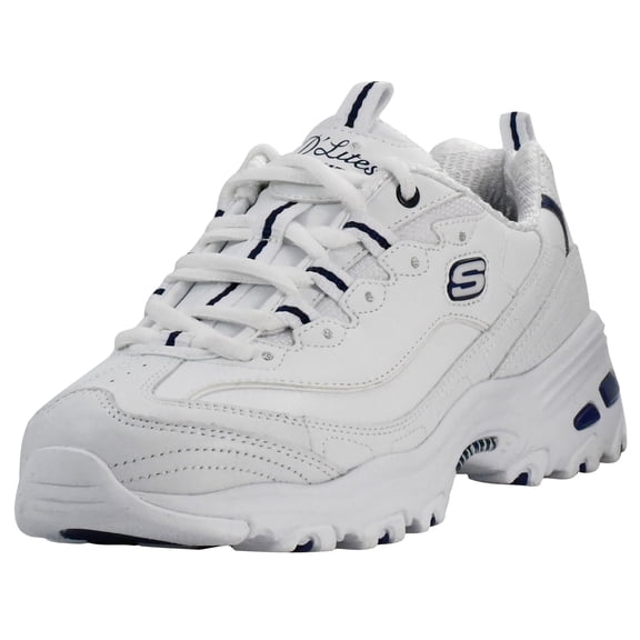 Skechers Sneakers for Women, D'lites Fresh Start Memory Foam Lightweight Lace-Up Walking Shoes