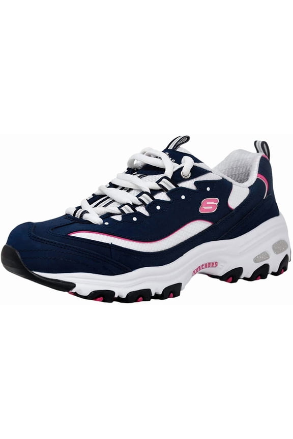 Women's D Lites Original Shoe, Navy/Pink, 9 M US