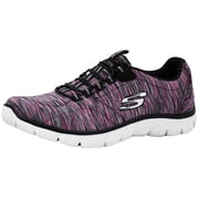 Skechers Slip on Shoes for Women Empire Rock Around Relaxed Fit Fashion Sneakers Knit Upper Cushioned Insole Flexible Outsole Lightweight Breathable