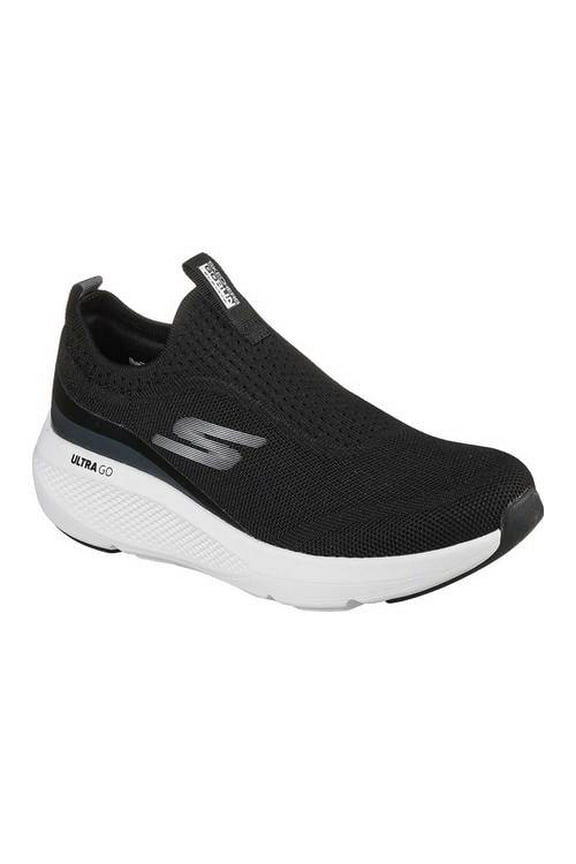 Women's GO Run Elevate-HOT Streak Sneaker, Black/White, 9 Wide