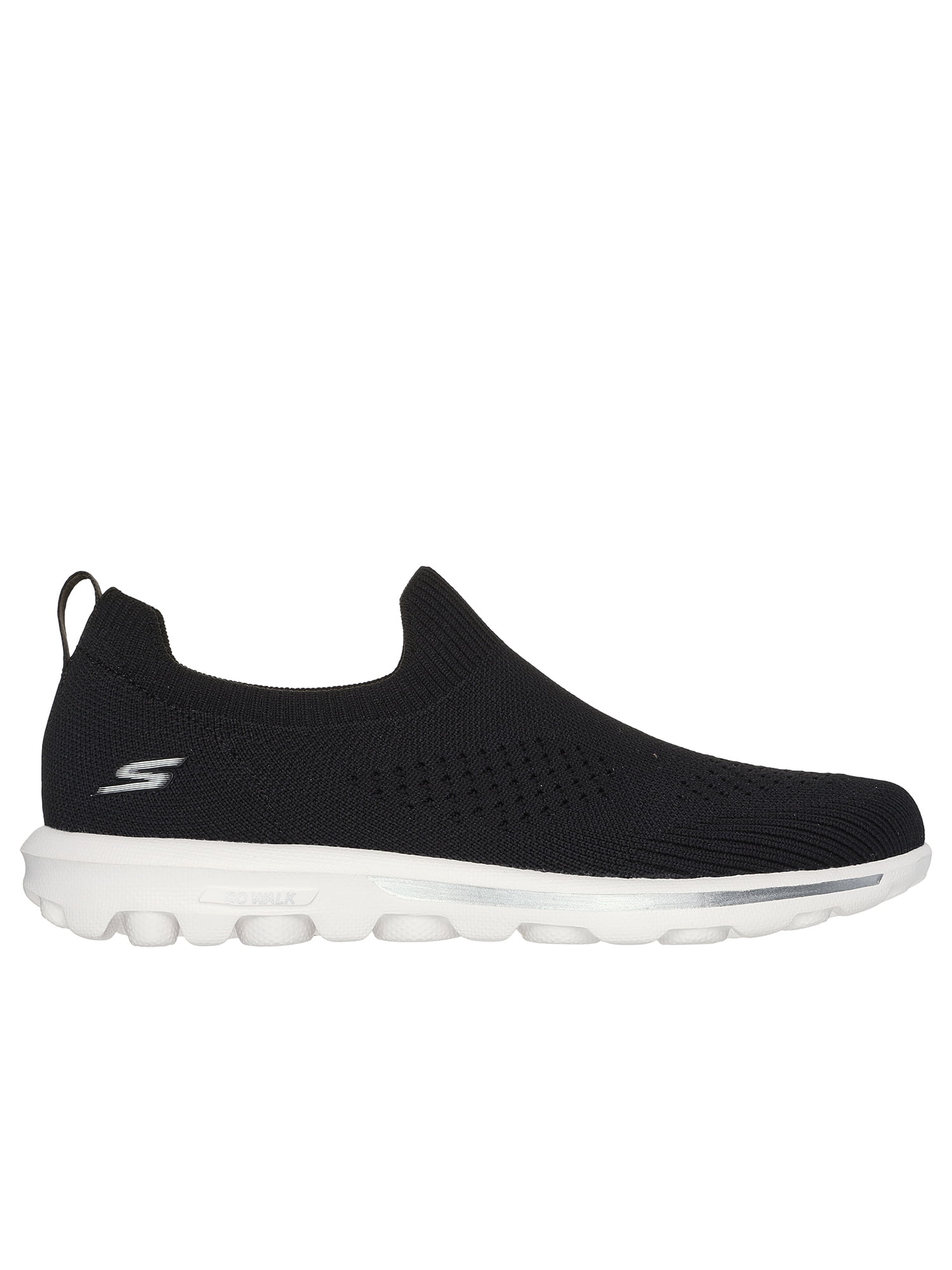 Free Shipping! Skechers Women's GO WALK Travel Slip-On Sneaker, Wide Width, Breathable Cushioning