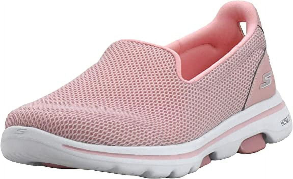 Skechers Women s GO Walk 5 15901 Sneaker Light Pink 8 M US