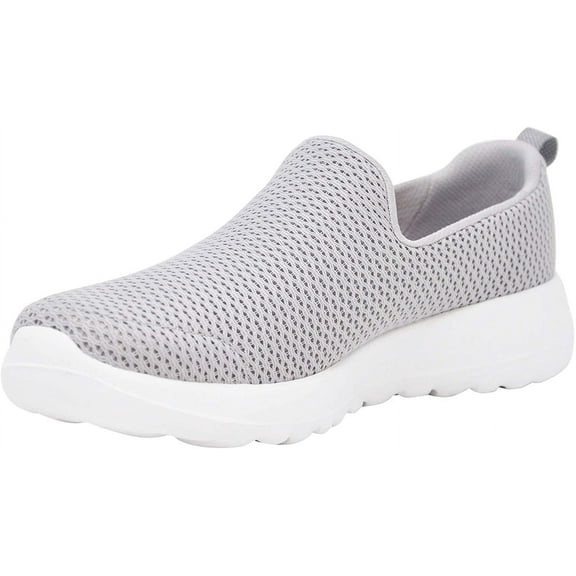 Skechers Women's GOwalk Joy Slip-On Sneaker, Closed Toe Gray, Size 9.5