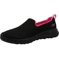 thumbnail image 1 of Skechers Women's Go Walk Joy Black/Hot Pink Sneaker 6 W US, 1 of 5