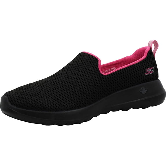 Skechers Women's Go Walk Joy Black/Hot Pink Sneaker 9.5 M US