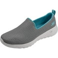 thumbnail image 1 of Skechers Women's Go Walk Joy Grey/Light Blue Sneaker 7 W US, 1 of 5