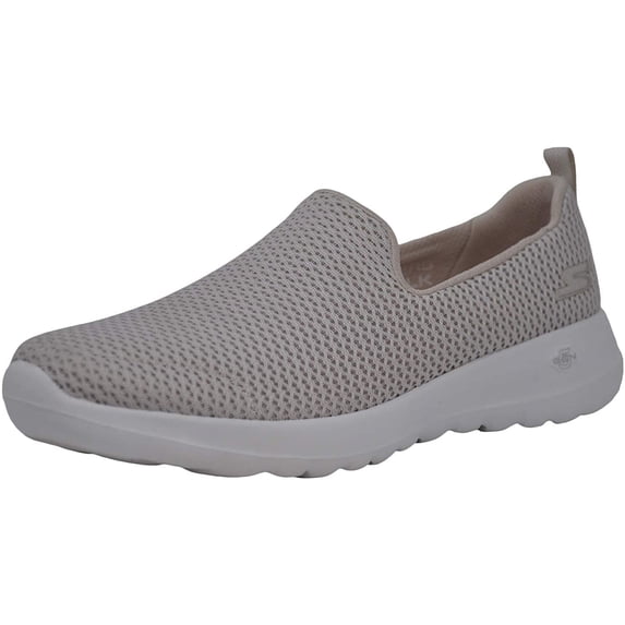 Skechers Women's Go Walk Joy Walking Shoe, Natural, 7.5 Wide US