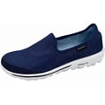 thumbnail image 1 of Skechers Women's Go Walk Lightweight Casual Walking Shoe, Roomy, Black, 8.5, 1 of 5