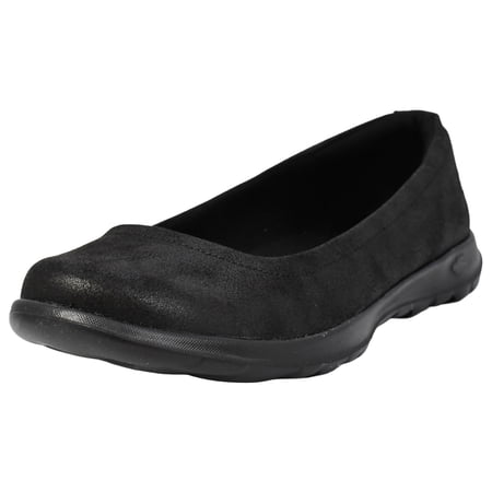 Skechers Go Walk Lite Gem Walking Shoes for Women with Memory Foam Insole Slip on Design Lightweight Flexible Outsole Casual Comfort Footwear