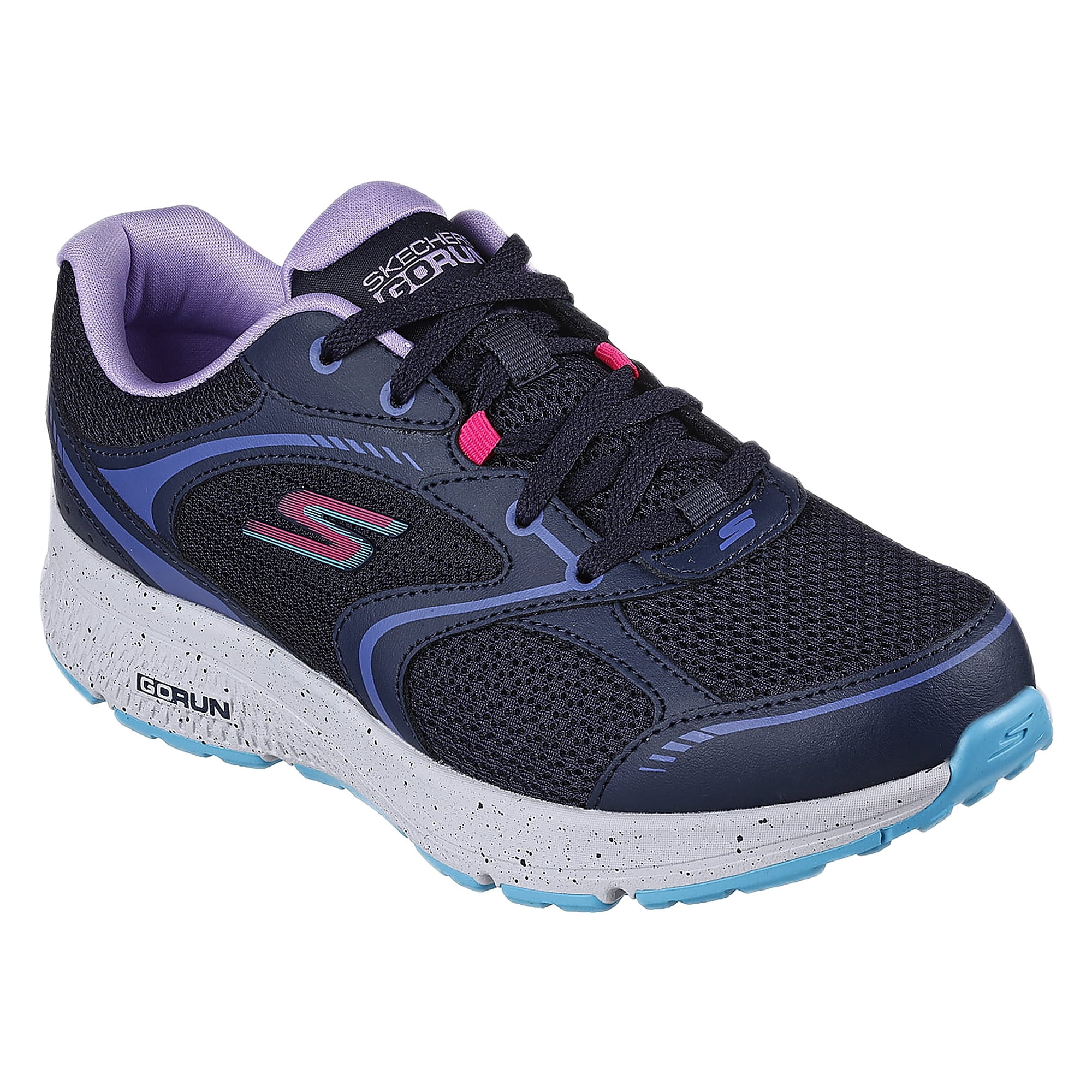 Skechers Women's GO RUN CONSISTENT - Vivid Horizon Lace-Up Running Sneaker, Wide Width Available