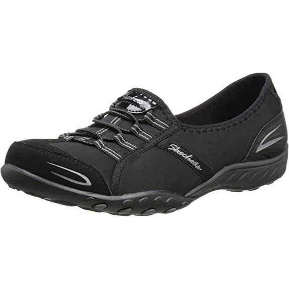 Skechers Women's Good Life Fashion Sneaker Black/Black 8.5 Wide