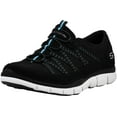 thumbnail image 1 of Skechers Women's Gratis Strolling Black/Light Blue Sneakers 10 M US, 1 of 5