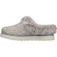 thumbnail image 1 of Skechers Slip on Slippers for Women Keepsakes Ice Angel Memory Foam Faux Fur Lining Sweater Knit Indoor Outdoor Traction Outsole Closed Toe Midsole, 1 of 6