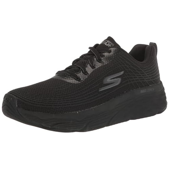 Skechers Women's MAX Cushioning Elite Sneaker, Black, 7 Wide