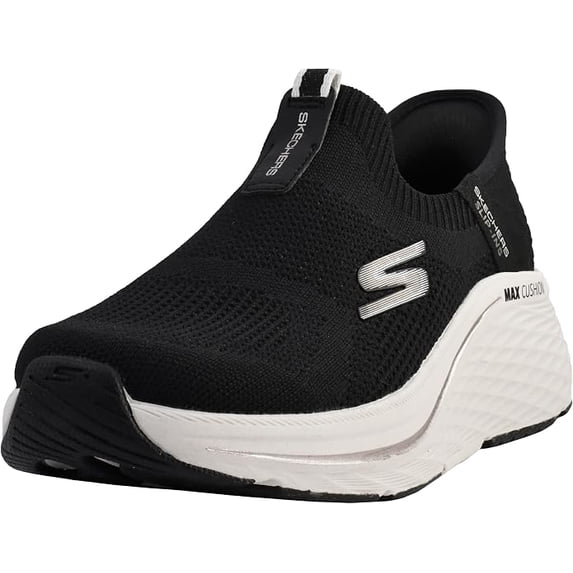 Skechers Max Cushioning Elite 2.0 - Eternal Womens Slip on Sneakers, Memory Foam Insole, Hands Free Slip-Ins, Vegan Material, Women Walking Shoes