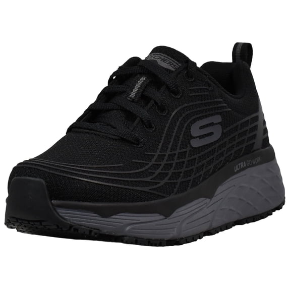 Skechers Max Cushioning Elite Slip-Resistant WomenNon Slip Work Shoes Air-Cooled Memory Foam Ultra Go Work Athletic Footwear